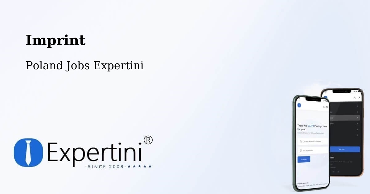 Imprint – Krobia - Poland Jobs Expertini