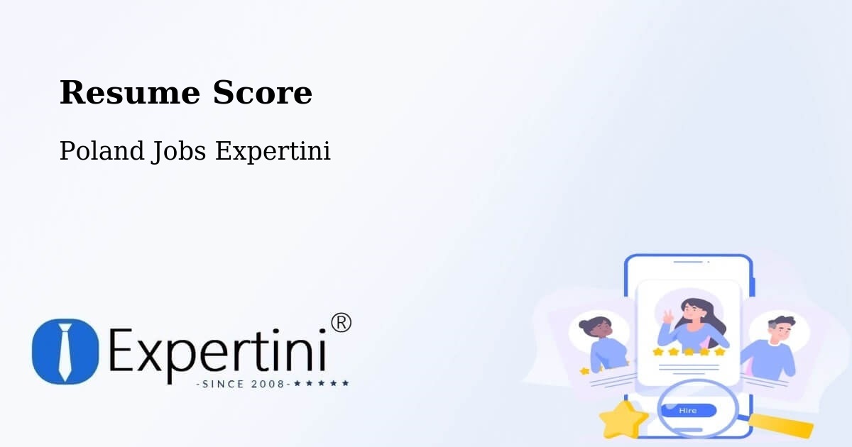 Resume Score & Job Description Match Tool – Krobia - Poland Jobs Expertini